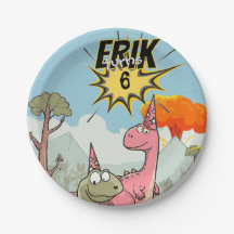 Cumpleaños de Dinos Roaros, Dinosaurio de Dibujos 