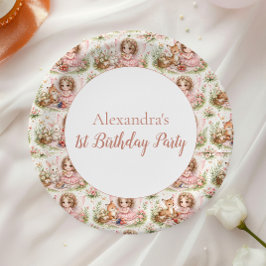 Plato De Papel Cumpleaños de Hada Caprichosa