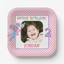 Cumpleaños de la Abby Polka Dot de Plaza Sésamo