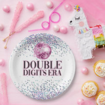 Cumpleaños de la Era de Doble Dígitos Brillantes D