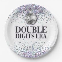 Cumpleaños de la Era de Doble Dígitos Brillantes D