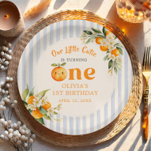 Cumpleaños de Little Cutie de Naranja Cítrico