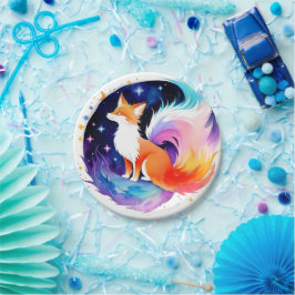 Plato De Papel Cumpleaños de los Sueños de la Red Fox