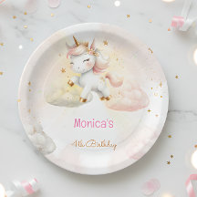 Cumpleaños de niños de unicornio pastel mágico cap