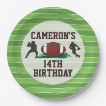 Cumpleaños de niños o adultos de fútbol americano