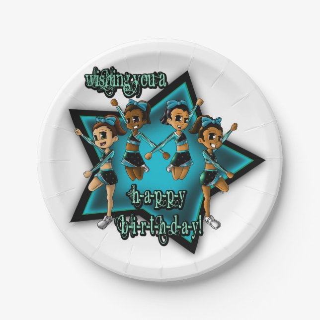 Plato De Papel Cumpleaños del animador (Anverso)