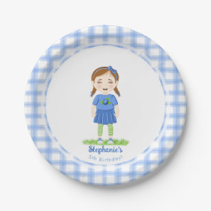 Plato De Papel Cumpleaños del Blueberry
