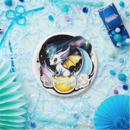 Plato De Papel Cumpleaños del Dragon