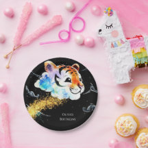 Cumpleaños del Tigre Divertido para los Niños