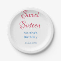 Cumpleaños dulce dieciséis nombre fecha caligrafía