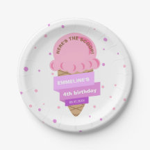 Cumpleaños Dulce Rosa Here's The Scoop Helado