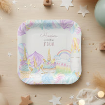 Cumpleaños dulce unicornio acuarela arcoíris paste