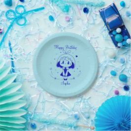 Plato De Papel Cumpleaños Feliz Personalizado