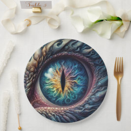Plato De Papel Cumpleaños llamando a todos los dragones