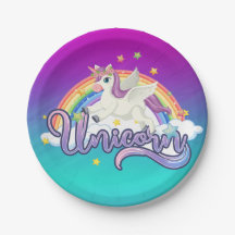 Cumpleaños Mágico Unicornio Arcoíris Caprichoso
