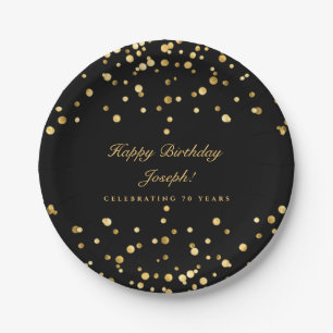 Plato De Papel Cumpleaños personalizado