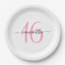 Cumpleaños Rosa Personalizado Dulces 16