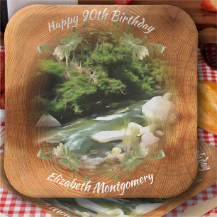 Plato De Papel Cumpleaños Sur del Río 0365 Square