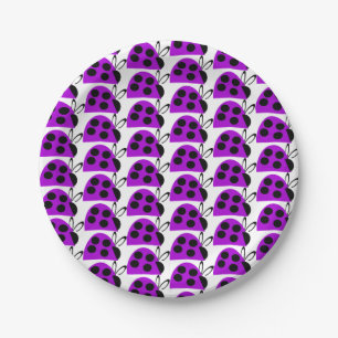 Plato De Papel Curia morada