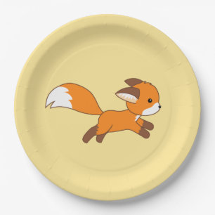 Plato De Papel Curso Fox