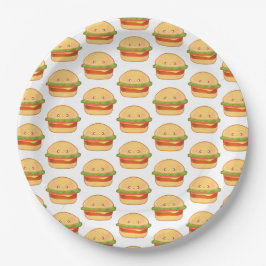 Plato De Papel Curte Cheeseburger