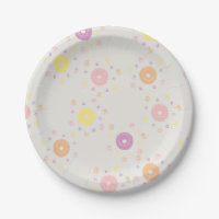 Cute Divertido Girly Girlie Donuts Patrón