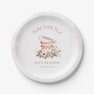Plato De Papel Cute Floral