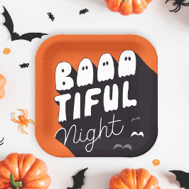 Plato De Papel Cute Halloween Party Paper Plates