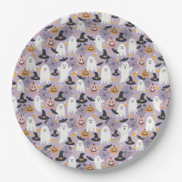 Plato De Papel Cute Halloween Party Plates