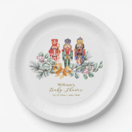 Plato De Papel Cute It's Cold Outside Nutcracker Baby Shower