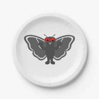 Plato De Papel Cute Mothman