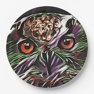 PLATO DE PAPEL CUTE OWL 