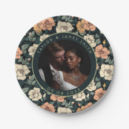 Plato De Papel Cute Rosa Placas De Boda Para Boda Gracias