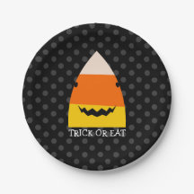 Cute Shark Halloween Plate de papel