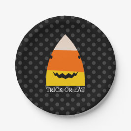 Plato De Papel Cute Shark Halloween Plate de papel