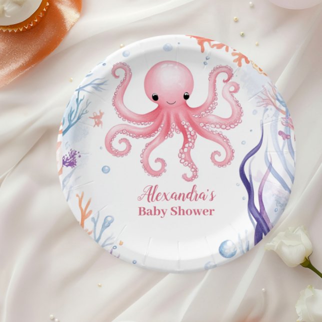 Plato De Papel Cute Under the Sea (Subido por el creador)
