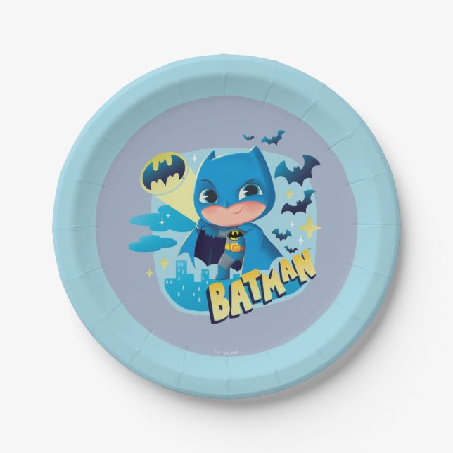 Plato De Papel Cuter Than Cute Batman (Anverso)