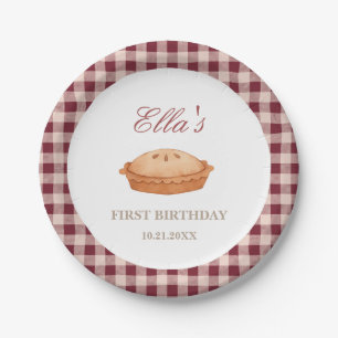Plato De Papel Cutie Pie Placa de papel de cumpleaños