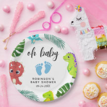 Cuto pequeño Dino Baby Shower