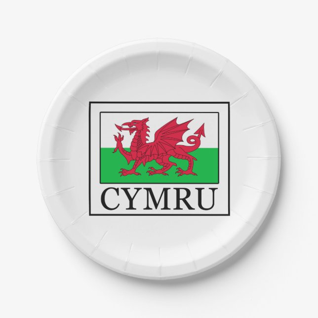 Plato De Papel Cymru (Anverso)