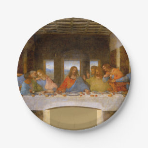 Plato De Papel Da Vinci Último Bella Artes de la Cena