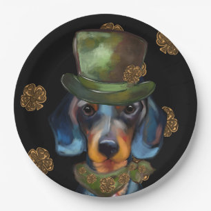 Plato De Papel Dachshund