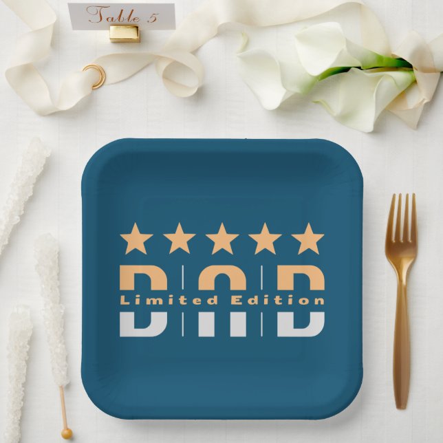 Plato De Papel Dad Limited Edition (Boda)