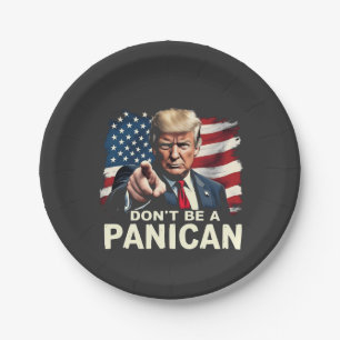 Plato De Papel Dads Home no es panicano Trump Estados Unidos