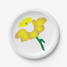 Plato De Papel Daffodil