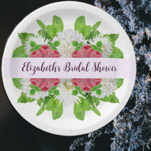 Plato De Papel Dahlia Bridal Shower
