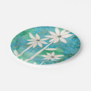 Plato De Papel Dainty Daisies II
