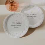 Plato De Papel Dainty Lemon Birthday<br><div class="desc">Limón Dainty,  Placas De Papel De Cumpleaños De Verano.</div>