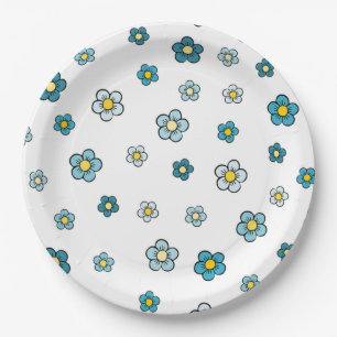 Plato De Papel Daisies