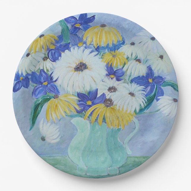 Plato de Papel Daisy (Anverso)